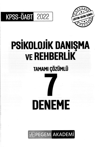 TAMAMI ÇÖZÜMLÜ 7 DENEME