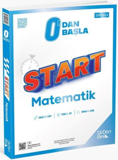 0' dan (Sıfırdan) Başla Start Matematik Şenol Hoca Üç Dört Beş Yayınları