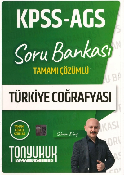 2026 KPSS AGS Türkiye Coğrafyası Tamamı Çözümlü Soru Bankası Tonyukuk Yayıncılık