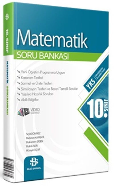 10. Sınıf Matematik Soru Bankası Video Çözümlü Bilgi Sarmal Yayınları