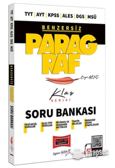 BENZERSİZ PARAGRAF KLAS SORU BANKASI Fotokopi.SHOP - Öğrencilerin Marketi!