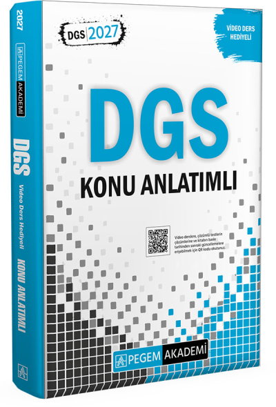 2027 DGS Konu Anlatımlı Pegem Akademi