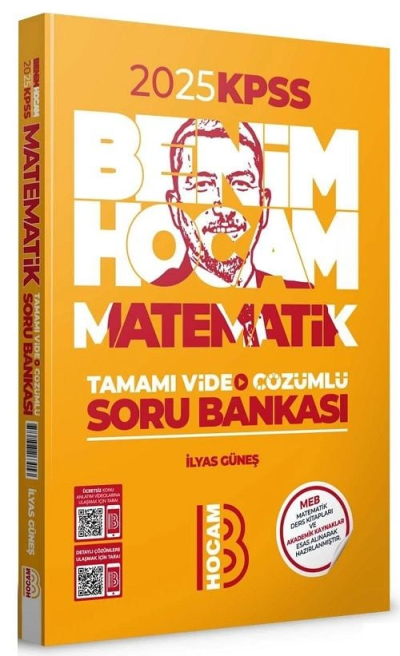 Benim Hocam Yayınları 2025 KPSS Matematik Tamamı Video Çözümlü Soru Bankası