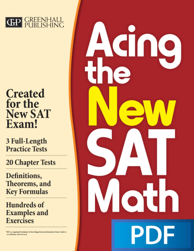 Acing the New SAT Math