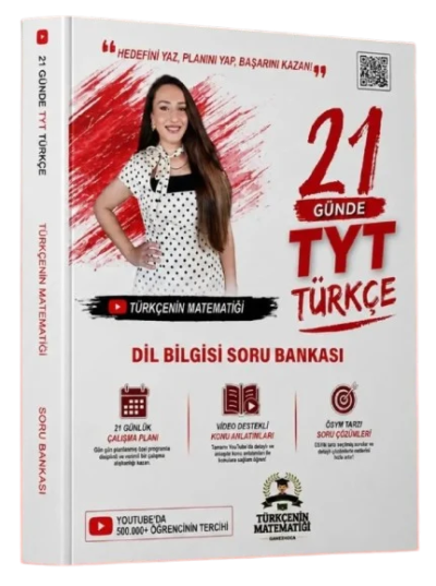 Türkçenin Matematiği TYT 21 Günde Türkçe Dil Bilgisi Soru Bankası Gamze Özdin Türkçenin Matematiği Yayınları