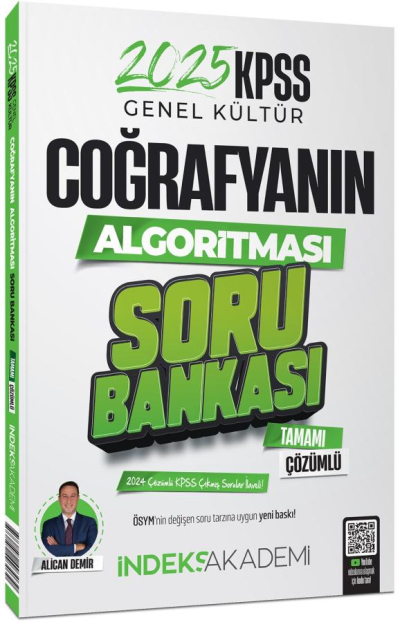 2025 KPSS Coğrafyanın Algoritması Soru Bankası Çözümlü İndeks Akademi Yayıncılık Fotokopi.SHOP - Öğrencilerin Marketi!