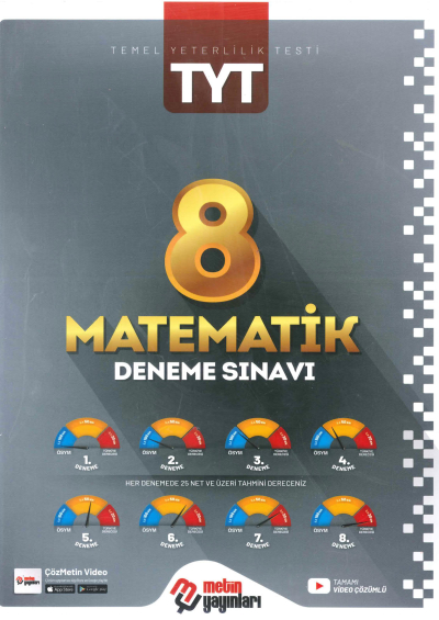 TYT Matematik 8 Deneme Fotokopi.SHOP - Öğrencilerin Marketi!
