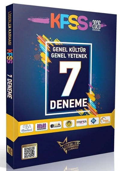 KPSS Genel Kültür Genel Yetenek 7 Deneme Liderler Karması