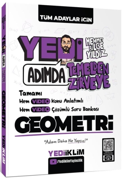 YEDİ ADIMDA TEMELDEN ZİRVEYE GEOMETRİ YEDİİKLİM YAYINLARI