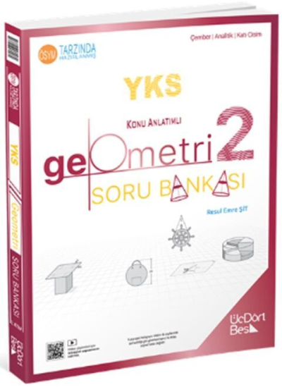 YKS Geometri Konu Anlatımlı Soru Bankası 2. Kitap ÜçDörtBeş Yayınları
