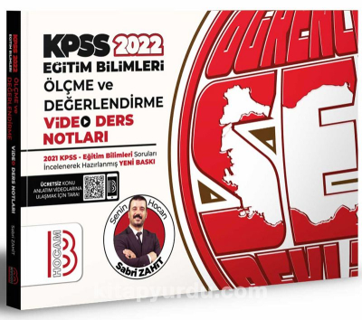 ÖLÇME VE DEĞERLENDİRME VİDEO DERS NOTLARI