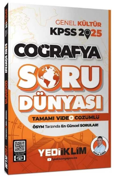 2025 KPSS Genel Kültür Coğrafya Tamamı Video Çözümlü Soru Dünyası Yediiklim Yayınları Fotokopi.SHOP - Öğrencilerin Marketi!