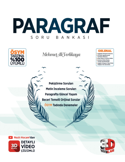 3D Paragraf Soru Bankası