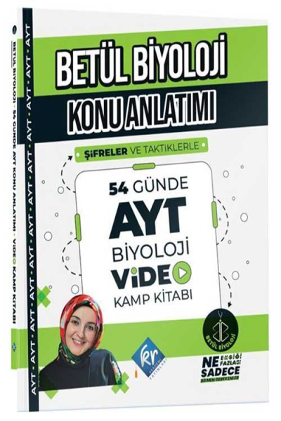 Betül Biyoloji Konu Anlatımı 54 Günde AYT Biyoloji Video Kamp Kitabı
