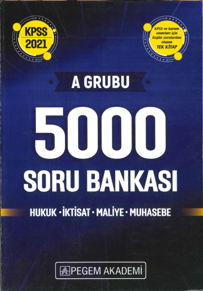 5000 HUKUK İKTİSAT MALİYE MUHASEBE SORU BANKASI