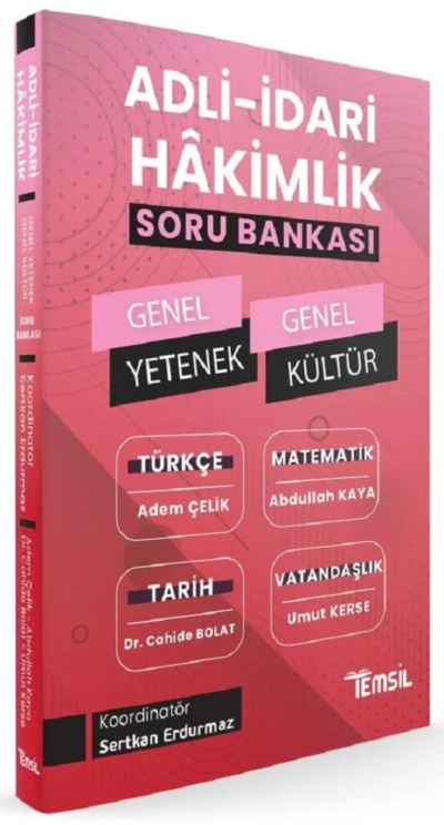 Temsil Adli İdari Hakimlik Genel Yetenek Genel Kültür Soru Bankası Temsil Kitap Yayınları