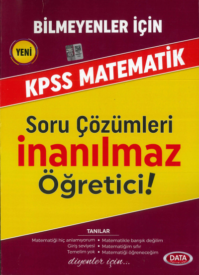 BİLMEYENLER İÇİN MATEMATİK SORU ÇÖZÜMLERİ İNANILMAZ ÖĞRETİCİ Fotokopi.SHOP - Öğrencilerin Marketi!
