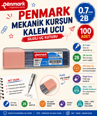 PENMARK SİLGİLİ UÇ KALEM UCU 0.7MM