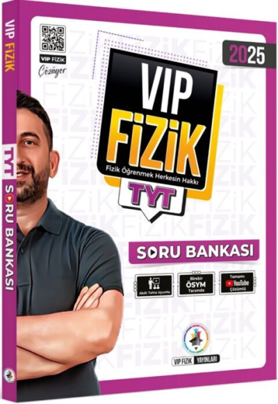 2025 TYT Fizik Soru Bankası Vip Fizik Yayınları