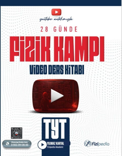 TYT Fizik 28 Günde Video Ders Kitabı Fizipedia Yayınları