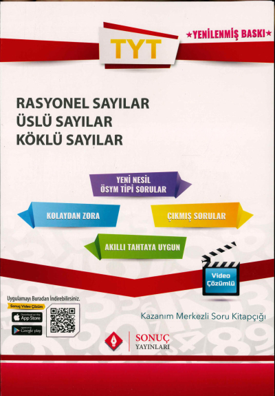 TYT RASYONEL - ÜSLÜ- KÖKLÜ SAYILAR SORU KİTAPÇIĞI