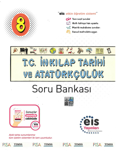 8. Sınıf T.C. İnkılap Tarihi ve Atatürkçülük Soru Bankası EİS Yayınları