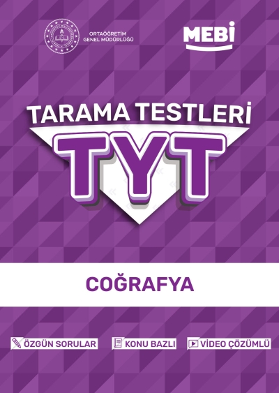 TYT Tarama Testleri Coğrafya MEBİ OGM Fotokopi.SHOP - Öğrencilerin Marketi!