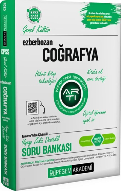 2025 Ezberbozan KPSS Genel Yetenek Genel Kültür Coğrafya Soru Bankası Pegem Akademi Yayıncılık Fotokopi.SHOP - Öğrencilerin Marketi!