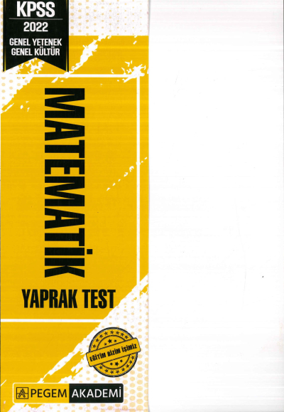 MATEMATİK YAPRAK TEST Fotokopi.SHOP - Öğrencilerin Marketi!