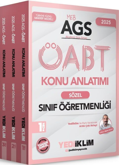 2025 MEB AGS ÖABT Sınıf Öğretmenliği Konu Anlatımı 3. CİLT Yediiklim Yayınları