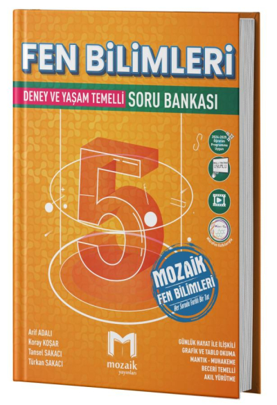 5. Sınıf Fen Bilimleri Soru Bankası Mozaik Yayınları