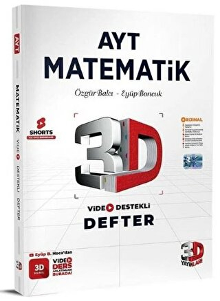AYT Matematik Video Destekli Defter