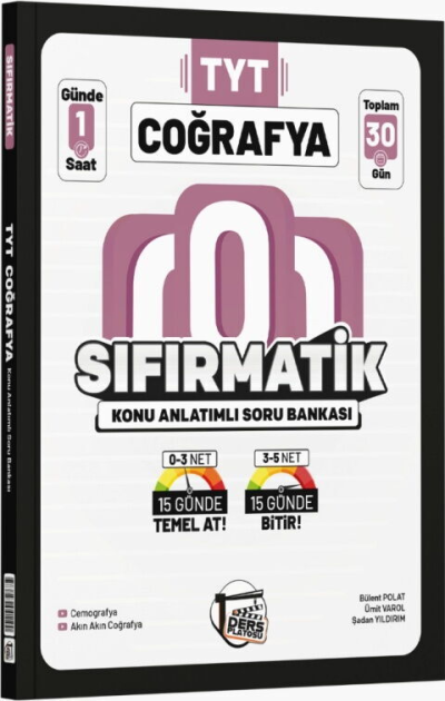 TYT Coğrafya Sıfırmatik Konu Anlatımlı Soru Bankası Ders Platosu