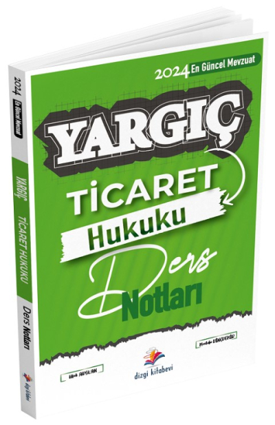 Dizgi Kitap 2024 Hakimlik YARGIÇ Ticaret Hukuku Ders Notları - Mustafa Dinçdemir, Ufuk Arslan Dizgi Kitap Fotokopi.SHOP - Öğrencilerin Marketi!