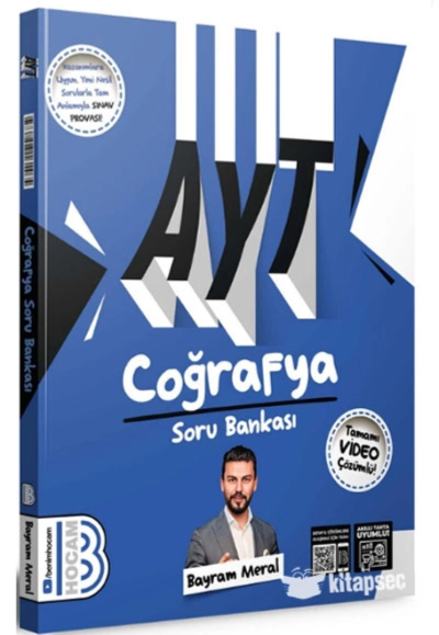 AYT Coğrafya Tamamı Video Çözümlü Soru Bankası Benim Hocam Yayınları Fotokopi.SHOP - Öğrencilerin Marketi!