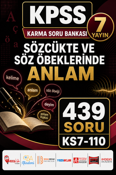 Sözcükte ve Söz Öbeklerinde Anlam 7 Yayın 439 Soru
