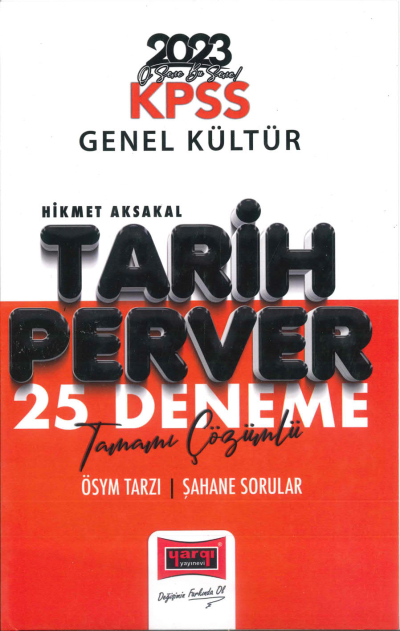 TARİH PERVER 25 DENEME TAMAMI ÇÖZÜMLÜ Fotokopi.SHOP - Öğrencilerin Marketi!