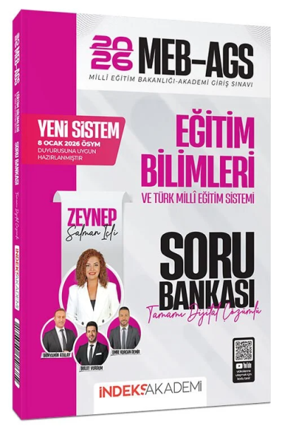 2026 MEB-AGS Eğitim Bilimleri ve Türk Milli Eğitim Sistemi Soru Bankası Çözümlü İndeks Akademi Yayıncılık