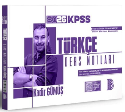 2026 KPSS Türkçe Ders Notları Benim Hocam Yayınları