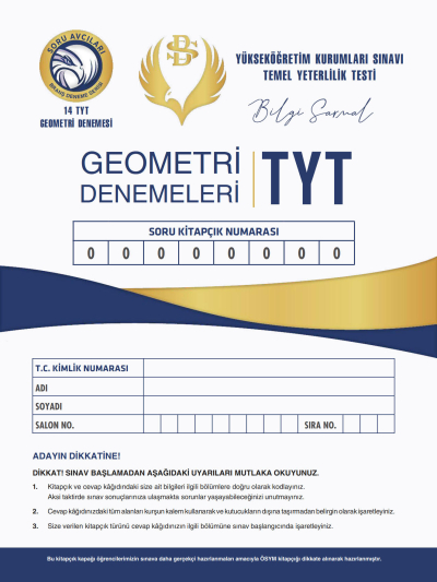 TYT GEOMETRİ DENEMELERİ 14*10