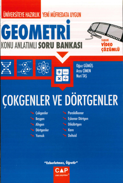 TYT-AYT GEOMETRİ ÇOKGENLER VE DÖRTGENLER ANLATIMLI SORU BANKASI