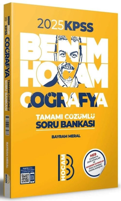 Benim Hocam Yayınları 2025 KPSS Coğrafya Tamamı Çözümlü Soru Bankası