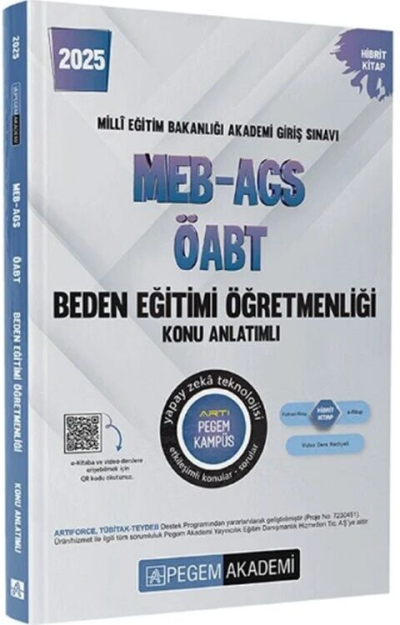 2025 MEB-AGS-ÖABT Beden Eğitimi Öğretmenliği Konu Anlatımlı Pegem Akademi Yayıncılık Fotokopi.SHOP - Öğrencilerin Marketi!