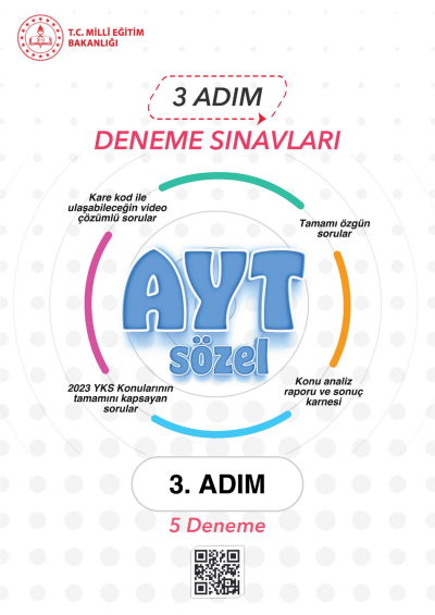 3 ADIM DENEME SINAVLARI AYT SÖZEL 3. ADIM Fotokopi.SHOP - Öğrencilerin Marketi!