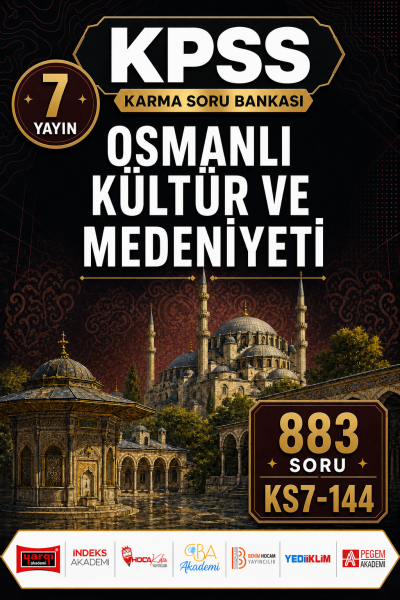 Osmanlı Kültür ve Medeniyeti 7 Yayın 883 Soru