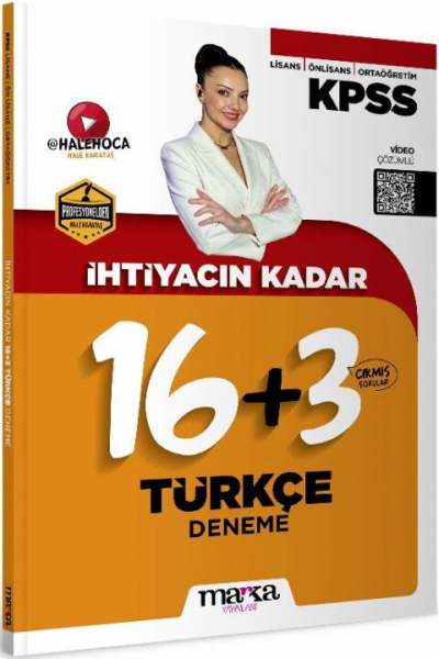 2026 KPSS İhtiyacın Kadar Hale Hoca Türkçe 19 Deneme Marka Yayınları