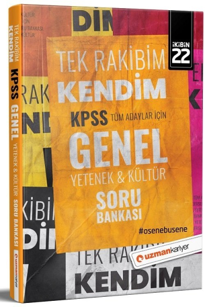 KPSS TEK RAKİBİM KENDİM TÜM ADAYLAR GY GK SORU BANKASI