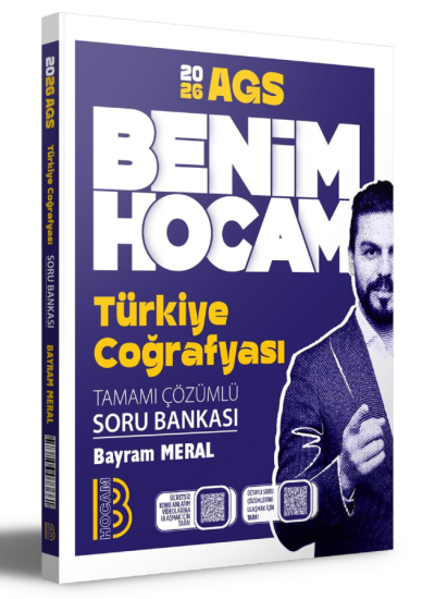 2026 AGS Türkiye Coğrafyası Tamamı Çözümlü Soru Bankası Benim Hocam Yayınları