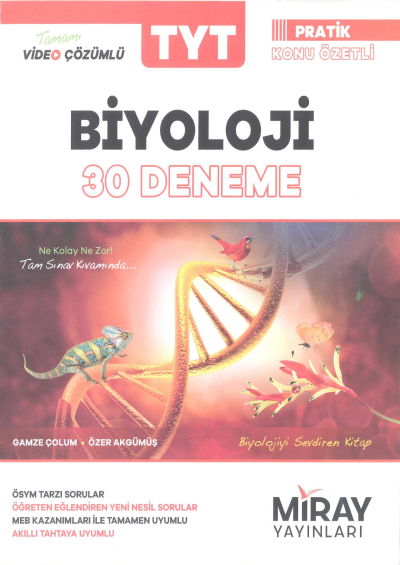 TYT Biyoloji 30 Deneme Fotokopi.SHOP - Öğrencilerin Marketi!