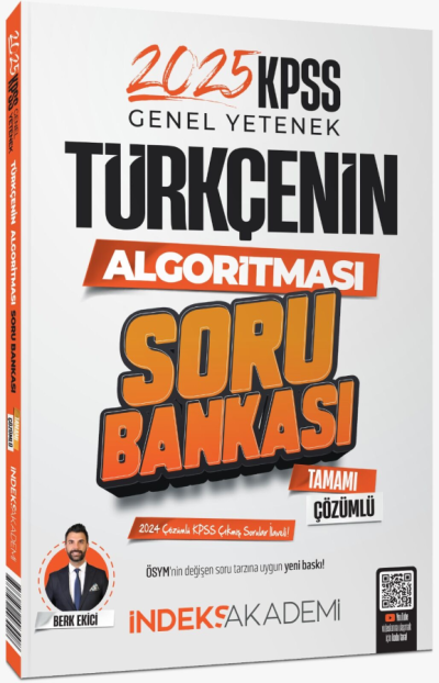 2025 KPSS Türkçenin Algoritması Soru Bankası Çözümlü İndeks Akademi Fotokopi.SHOP - Öğrencilerin Marketi!